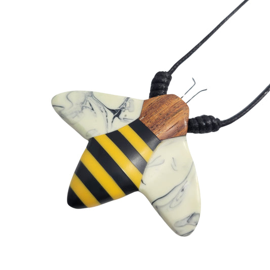 Bee in Flight Pendant