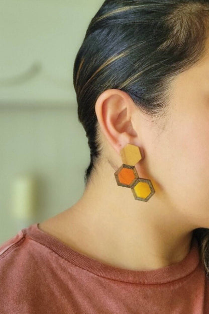 Honeycomb Earrings