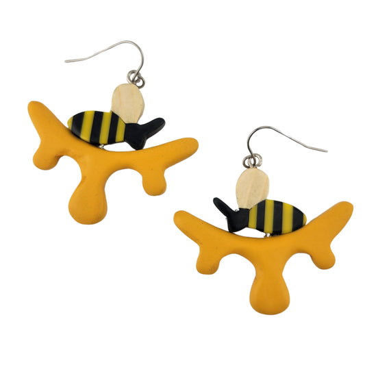 Bee and Honey Earrings